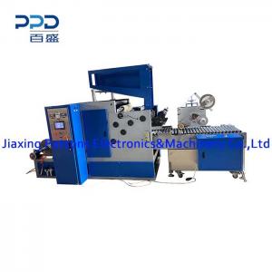 Fully Auto Baking Paper Silicon Paper Rewinder With Auto Label Sticker